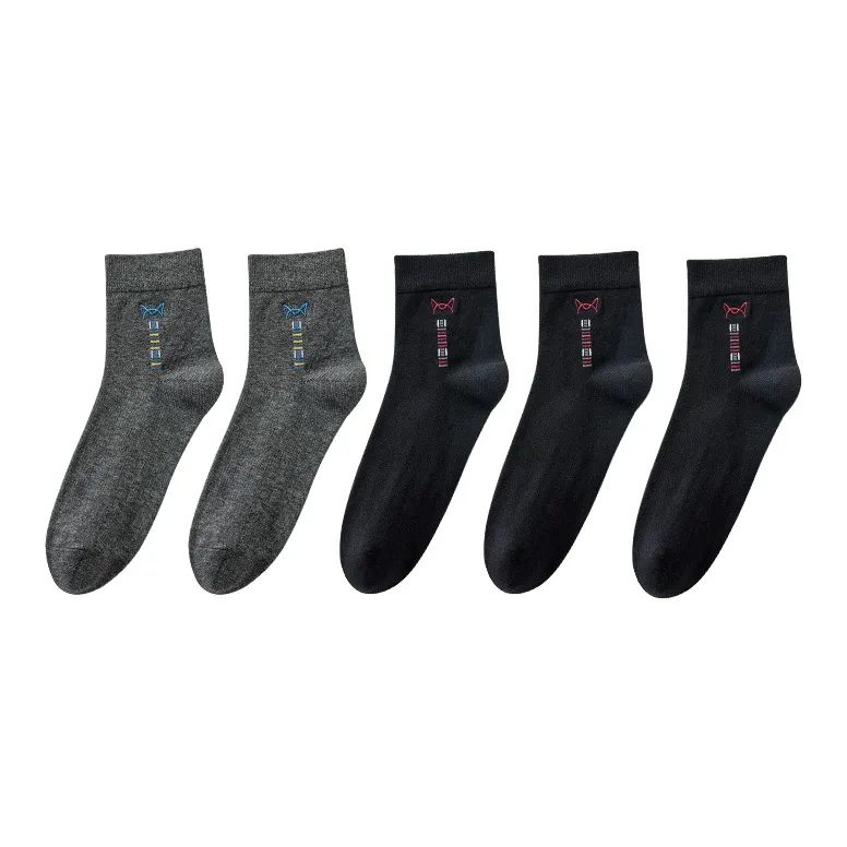 MIIOW Mid Calf Socks Men's 5 Pack-19