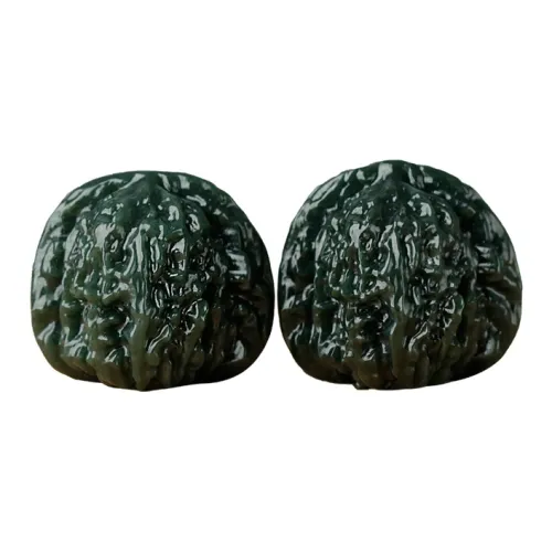 Jade Said Handlebar Piece Green Jade Men's