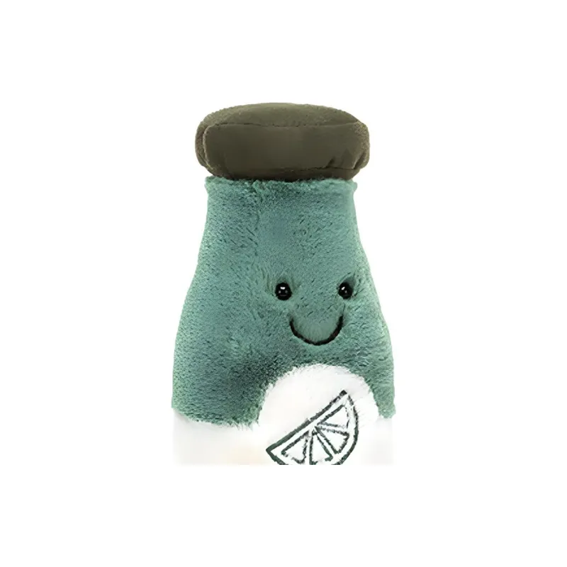 JELLYCAT Fun Food Collection Detoxifying Green Dolls Plush Doll 19cm Height-2