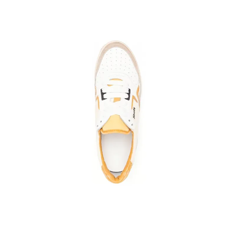 RHUDE Racing Sneaker 'White Mustard'-4