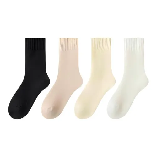 Bejirog Mid Calf Socks Women's 4 Pack