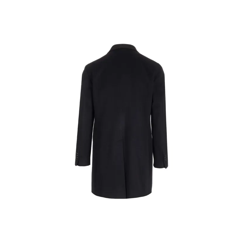 Tagliatore Notched Lapels Single Breasted Coat-1
