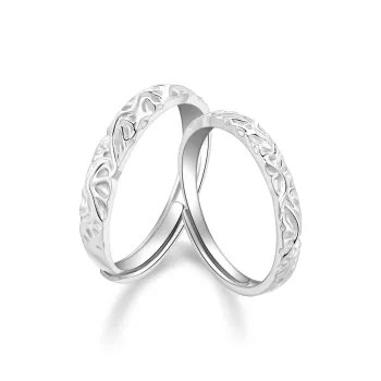 MOLADY 999 Fine Silver Rings Unisex