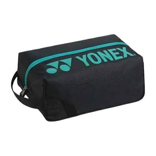 YONEX Nylon Shoebox Storage Bag Unisex Black & Green