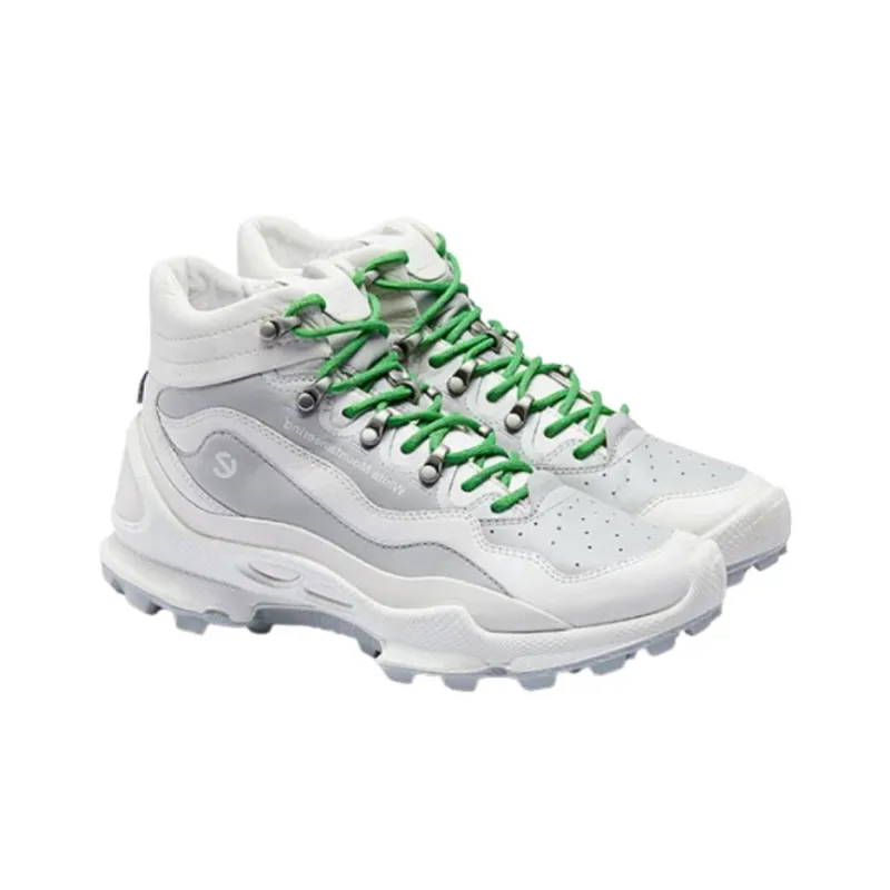 White Mountaineering x Ecco BIOM Capsule Waterproof High Top Outdoor Shoes Women's White-3