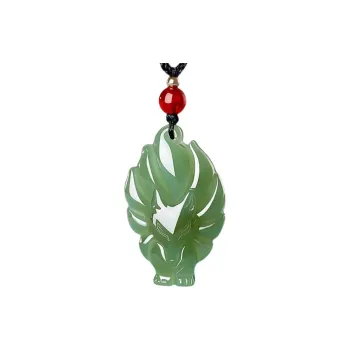 Zhen Yu Zhen Pin Hetian Jade Necklaces Green Jade Unisex