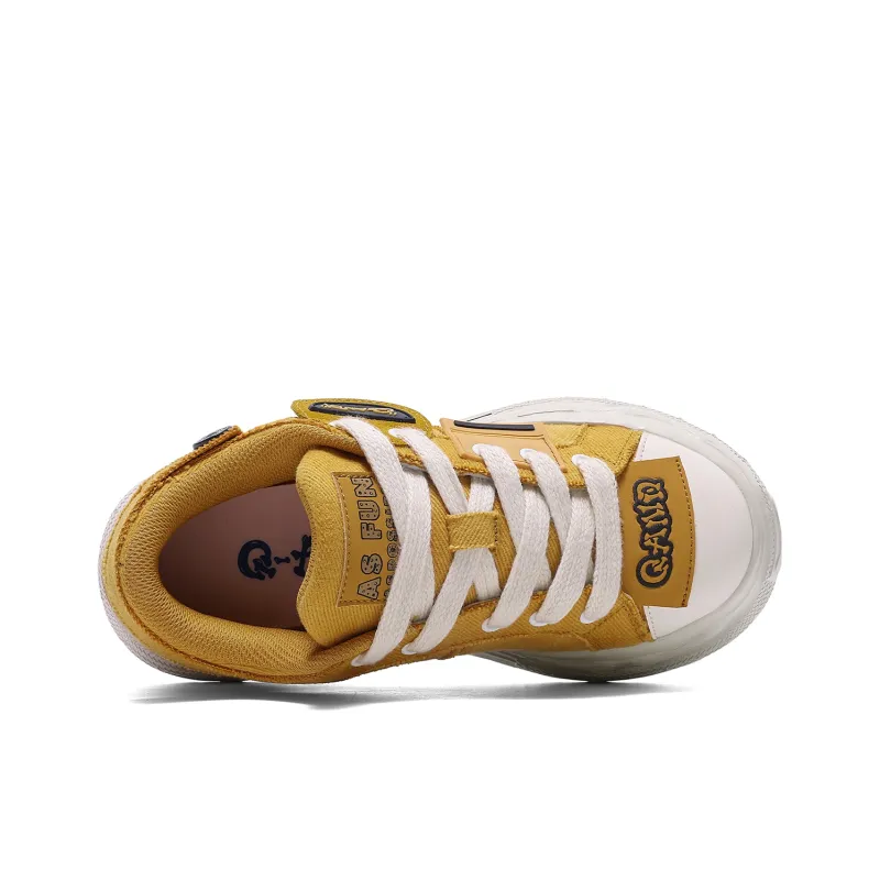 Q AND Cushioning Coverage Height Increasing Abrasion Resistant Low Top Skateboard Shoes Unisex-24