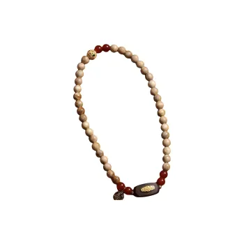 Is Here Milky Agarwood Bracelets Unisex