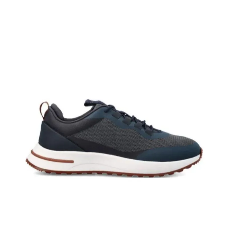 Loro Piana Abrasion Resistant Low Top Casual Shoes Men's Blue Gray-1