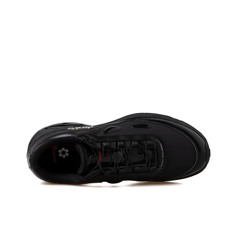 PAMP Wushan Gear Slip Resistant Height Increasing Low Top Casual Shoes Unisex Black-3