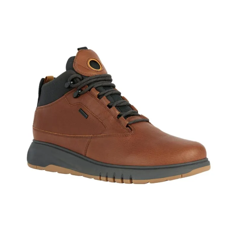 GEOX Aerantis 4X4 Ab Anti-Slip Wear-Resistant Mid-Top Casual Shoes Men's Brown-1