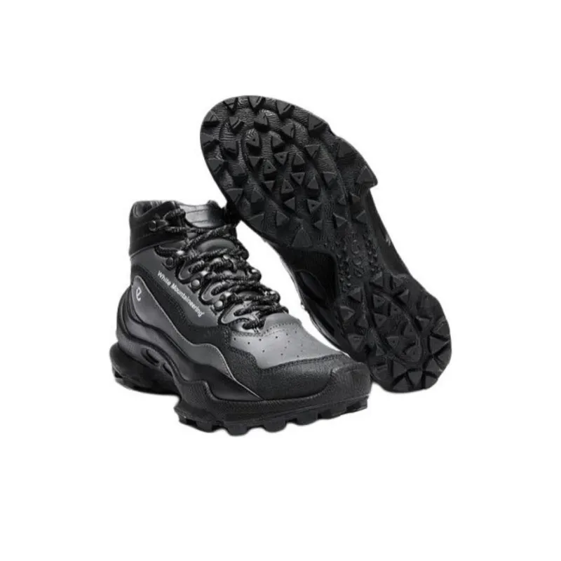 White Mountaineering x Ecco BIOM Capsule High Top Outdoor Shoes Women's Black-3