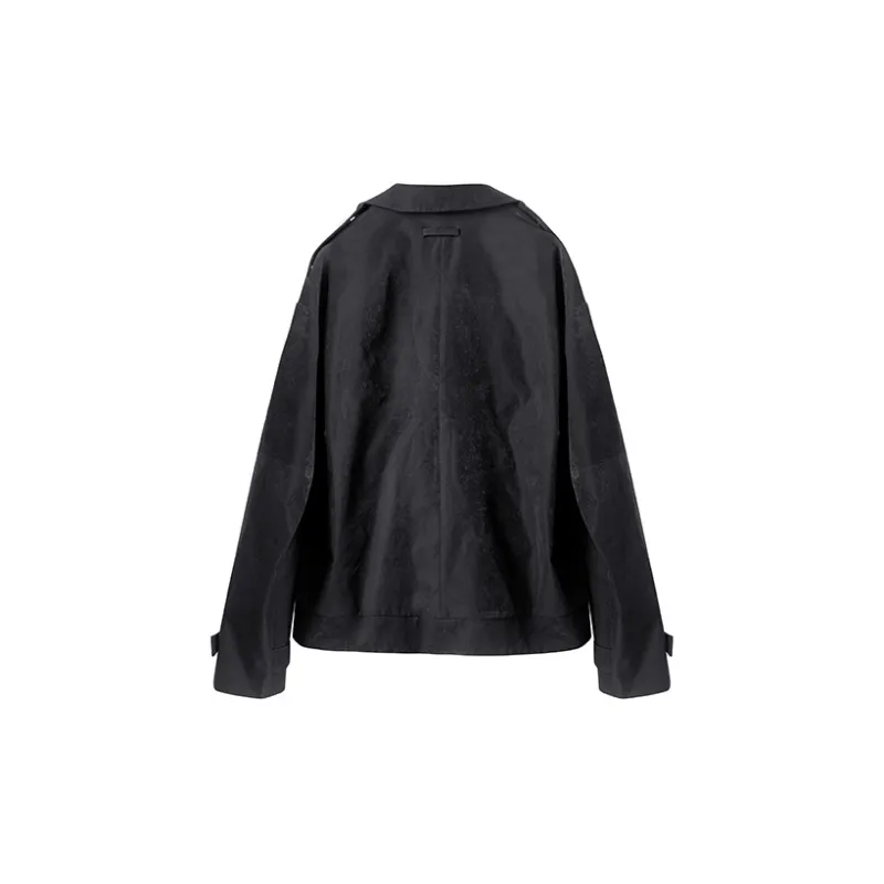 HUANXIANGZHE Jacket Unisex Black-1