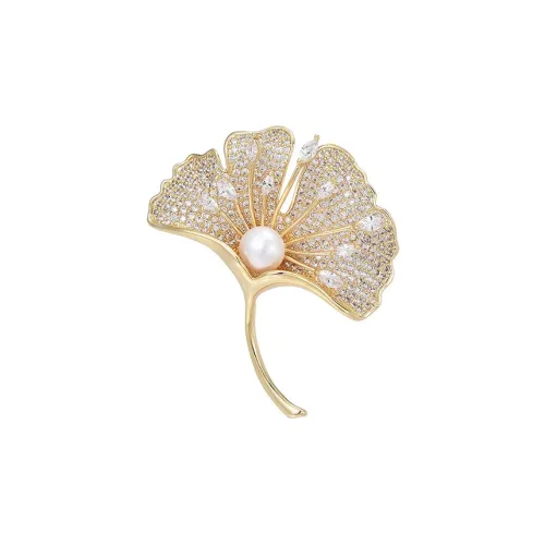 Marco Bizzarri Alloy Niche Jewelry High-End Elegant Chest Flower Pin Business Suit Formalwear Accessories Women's