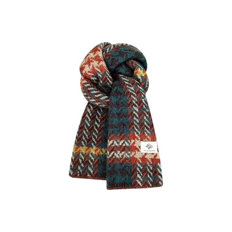 CARTELO Polyester Knit Scarves Unisex-5