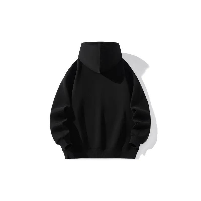 ZMOH Fleece Lined Hoodie Unisex Couple's-2