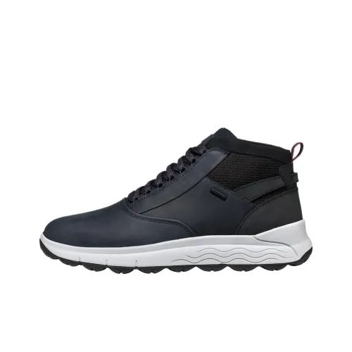 GEOX Spherica 4x4 Ab Anti-Slip Wear-Resistant Mid-Top Casual Shoes Men's Blue