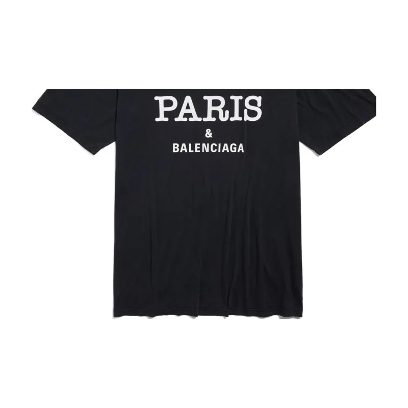 Balenciaga FW24 Short Sleeved Dresses Regular Fit Women's Black-4