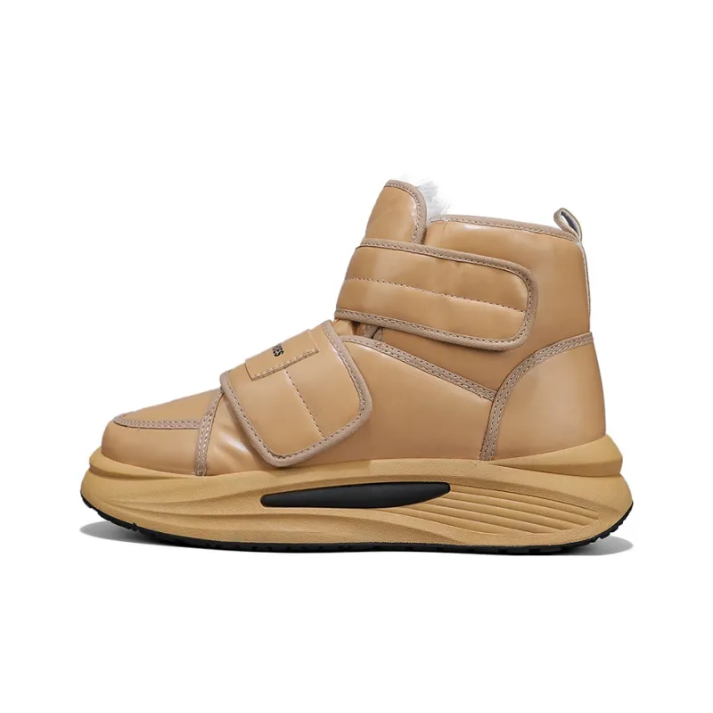 Wooden Rabbit Thermal Abrasion Resistant Short Snow Boots Men's-5