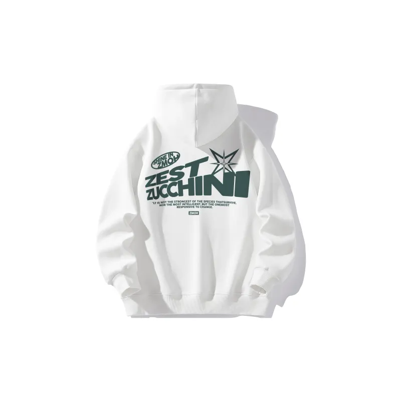 ZMOH Fleece Lined Hoodie Unisex Couple's-2