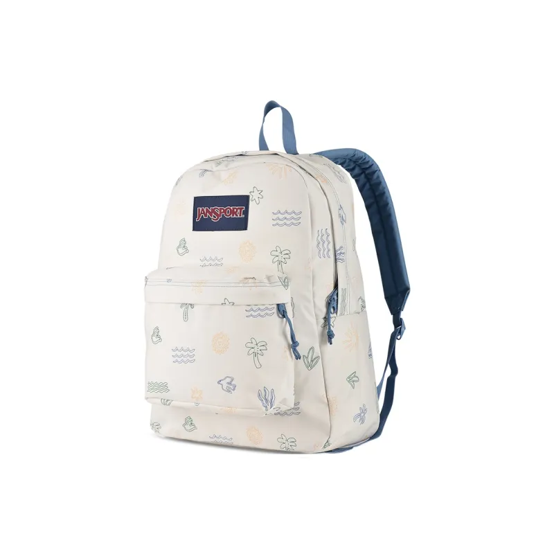 JanSport Fabric Backpack Unisex Island Coconut Ecru-1