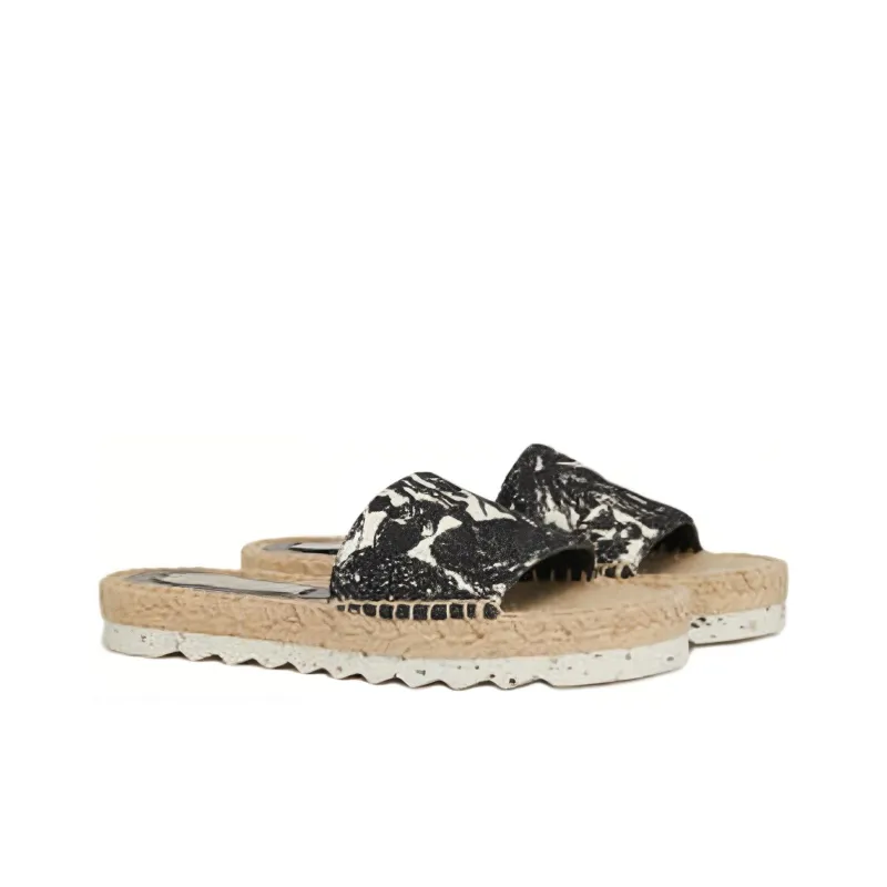 Stella McCartney Gaia Moth Slip-On Espadrille Slides Women's-2