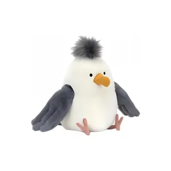 JELLYCAT Bird Collection Chalcopyrite Gull Dolls Plush Doll 25cm High