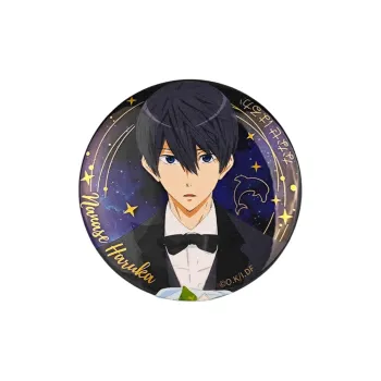 Gu Niang Free Men's Swimming Team Badge Starry Sky Collection Refrigerator Sticker Sōma Akane And Ryō Badges