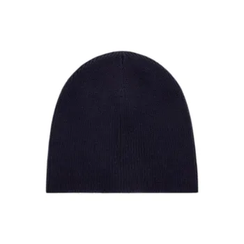 COS Wool Polyester Elastane Beanies Men's Navy Blue