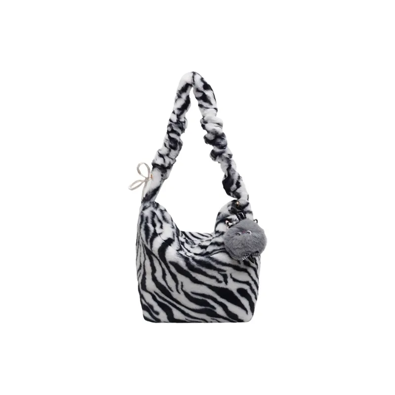 Yalu Plush Shoulder Bag Regular Women's Multicolor-11