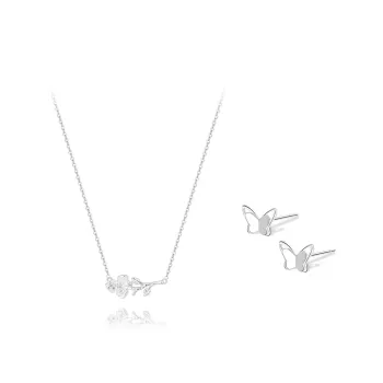 BLANK IN BLANK Sterling Silver Necklaces Women's Birthday Bestie Couple Gift For Girl