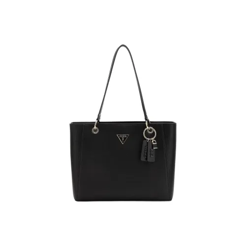 GUESS Polyurethane Tote Bag Shopping Bag Handbag Shoulder Bag Women's Black