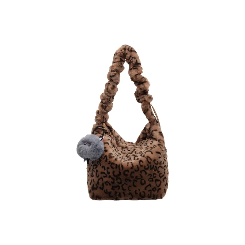 Yalu Plush Shoulder Bag Regular Women's Multicolor-7