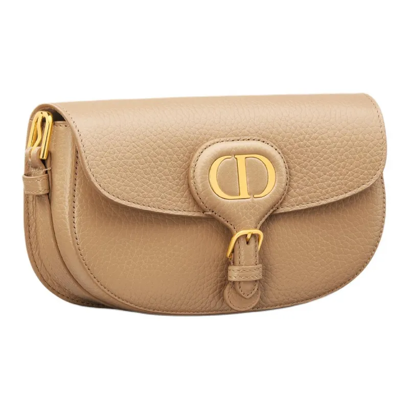 DIOR Bobby Grained Calfskin Crossbody Bag, Shoulder Bag Regular Women's Khaki-1
