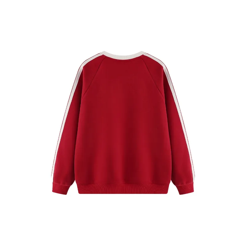 ZXZA Sweatshirts Women's Red-1
