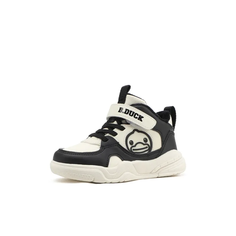B.Duck Durable Warm High Top Kids' Skateboarding Shoes Children Aged 3 7 Years Old-1