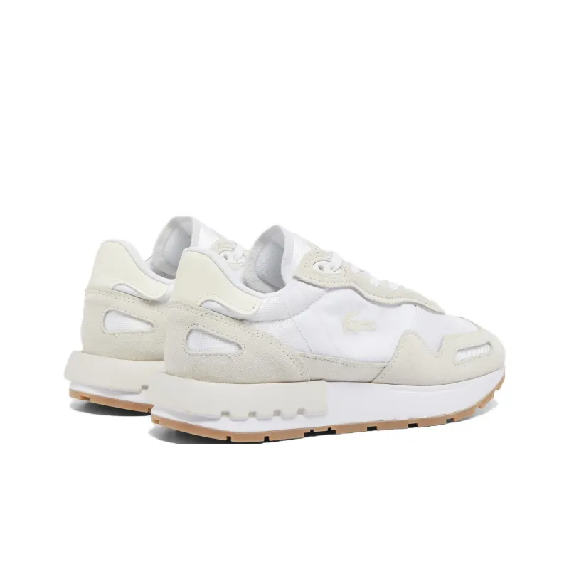 LACOSTE Partner 70S Slip Resistant Low Top Casual Shoes Women's White Beige-3