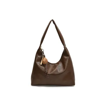 Yalu PU Shoulder Bag Regular Women's Maple Leaf Brown/Coffee/Mocha/Black