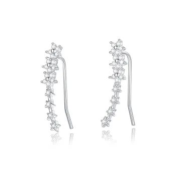LAOYINFANG Sparkling Rhinestone Earrings Women's