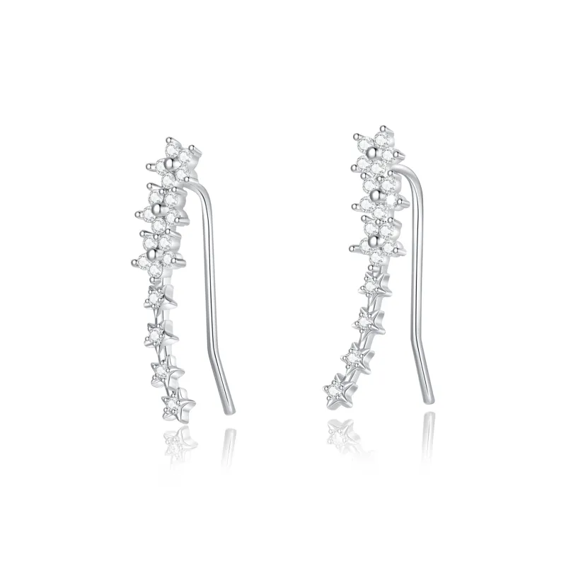 LAOYINFANG Sparkling Rhinestone Earrings Women's-0
