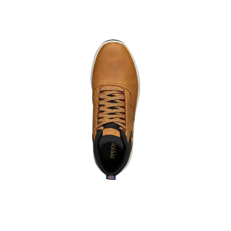 GEOX Spherica 4x4 Ab Anti-Slip Wear-Resistant Mid-Top Casual Shoes Men's Brown-4