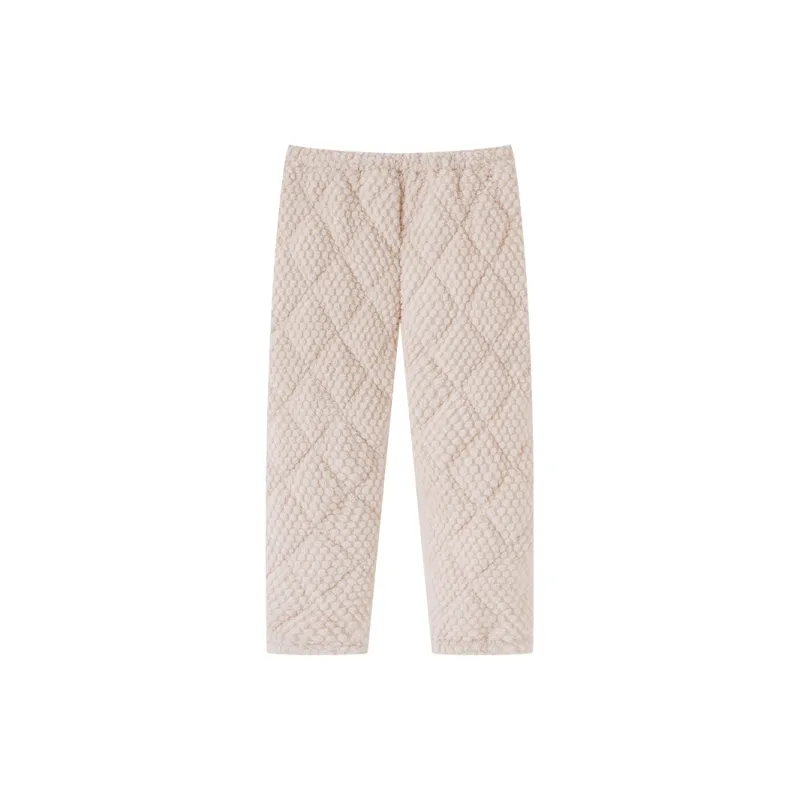 OUSHIBO Pajama Pants Women's Apricot-0
