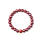 Wealth Lion Cinnabar Beaded Bracelet-Orange