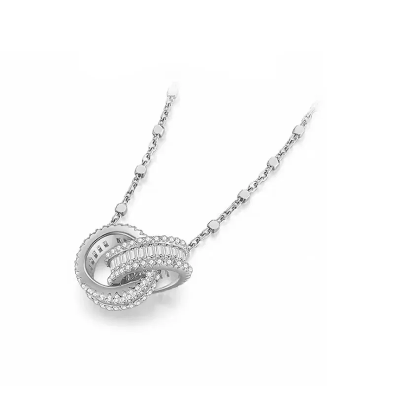 Zhou Jifeng S925 Silver Necklaces Women's Silver-3