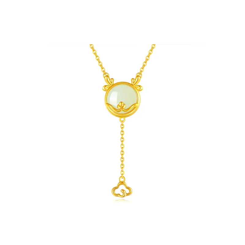 Andaozi Hetian Jade Necklaces White Jade Women's-2