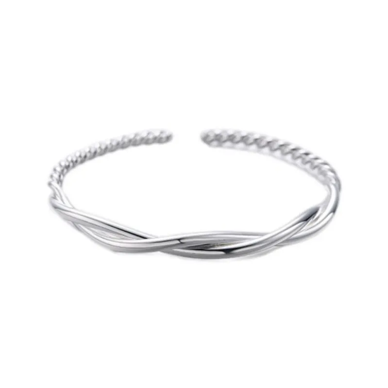 NSAOT 999 Fine Silver Sterling Silver Bracelets Women's-0