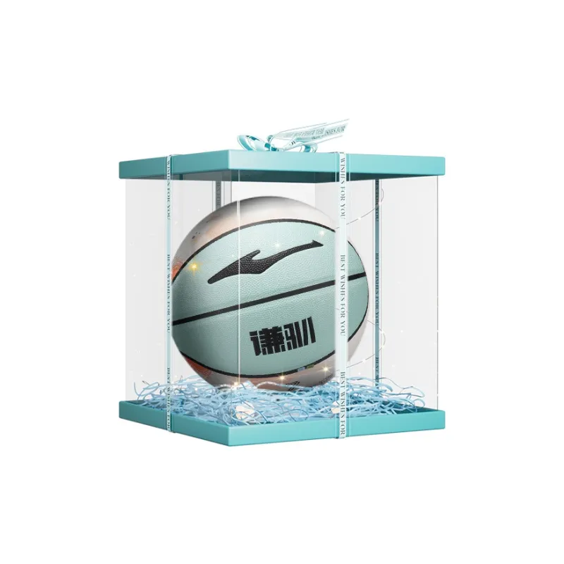 Qian Xun Collection PU Basketball Turquoise Size 7 Ball Training Match Unisex-7