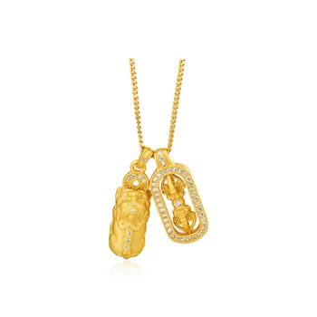Chongqing Gold Store S925 Silver Necklaces Unisex