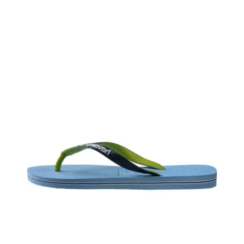 Havaianas Rubber Sole Abrasion Resistant Flip Flops Women's Blue