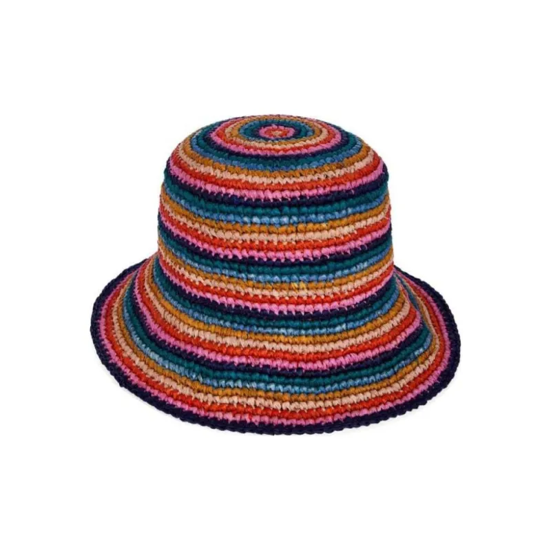 Paul Smith Striped Crochet Bucket Hat-2